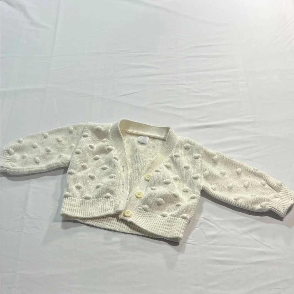 Baby gap bobble cardigan sweater size 6-12 months